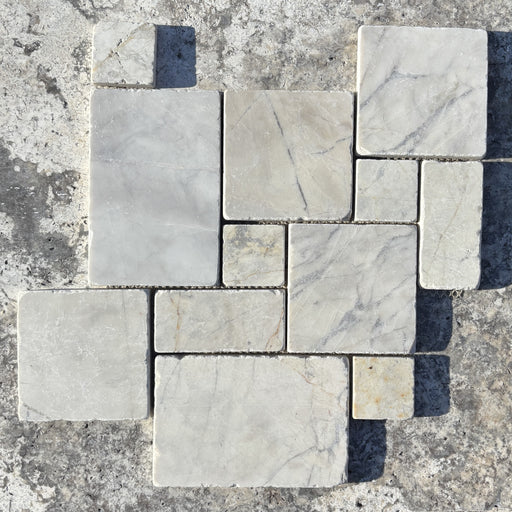 Heritage Milos Marble Mini French Pattern Mosaic