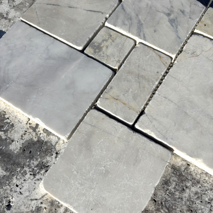 Heritage Milos Marble Mini French Pattern Mosaic