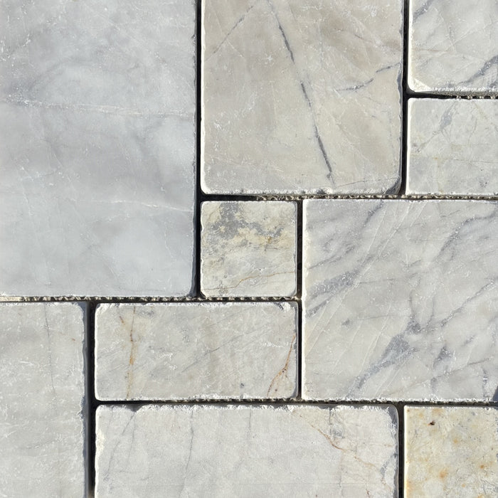 Heritage Milos Marble Mini French Pattern Mosaic