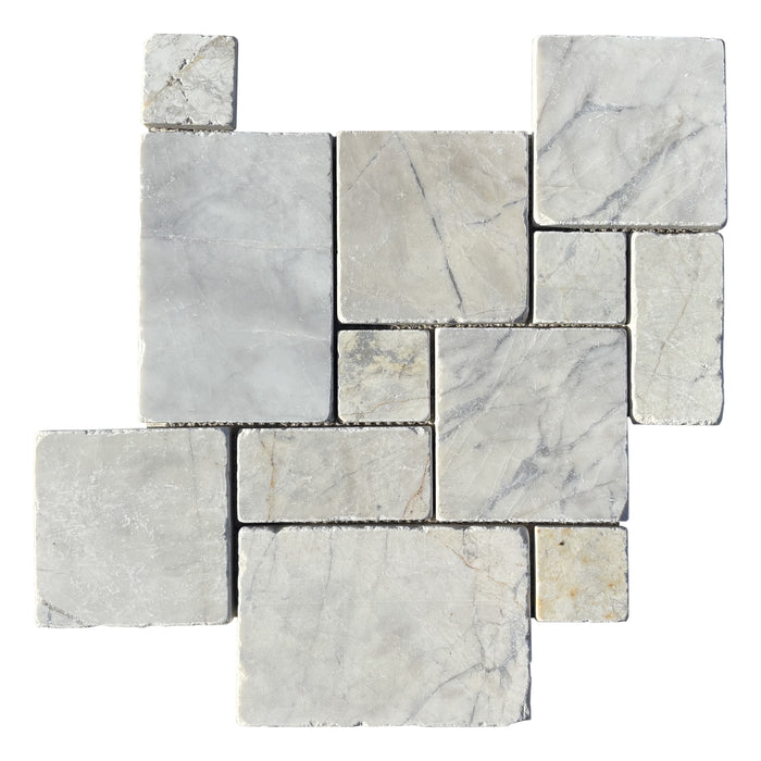 Heritage Milos Marble Mini French Pattern Mosaic