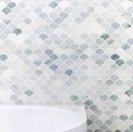 Fan Ming Green Marble Mosaic