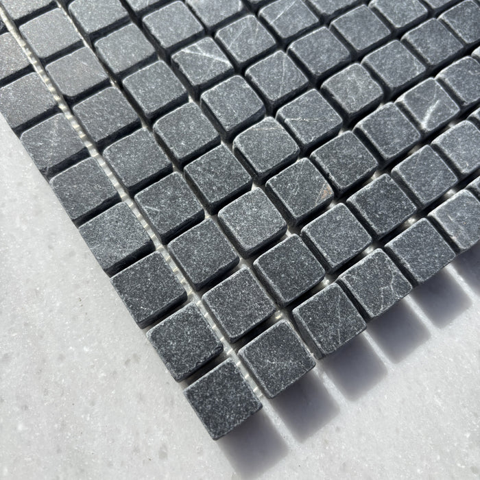Nero Marquina Marble Mini Square Mosaic