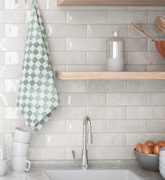 Nova Subway Bianco Porcelain Tile Gloss