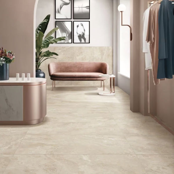 Nordic Beige Porcelain Tile 600x600x9