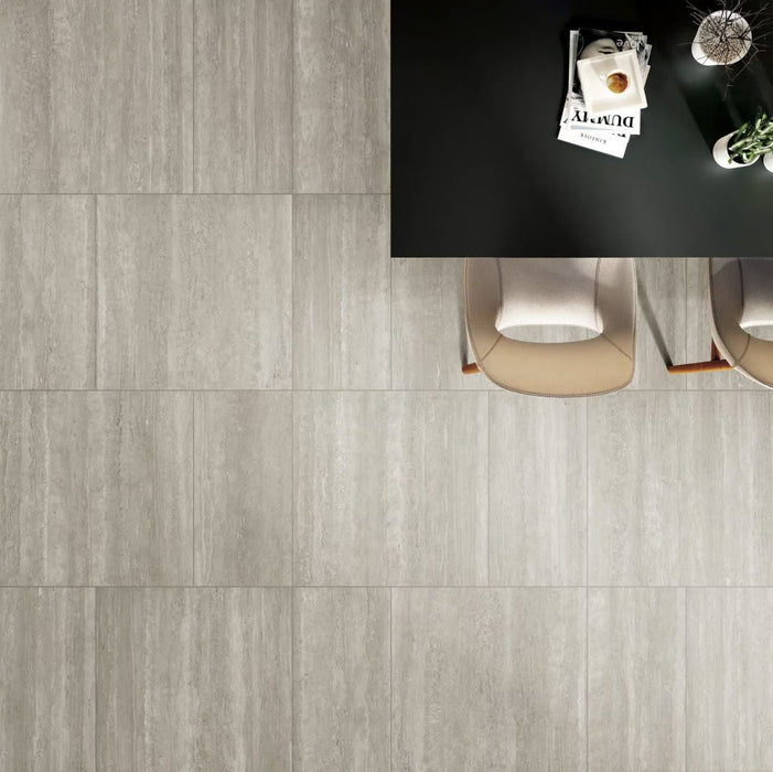 Nordic Vein Cut Grey Porcelain Tile