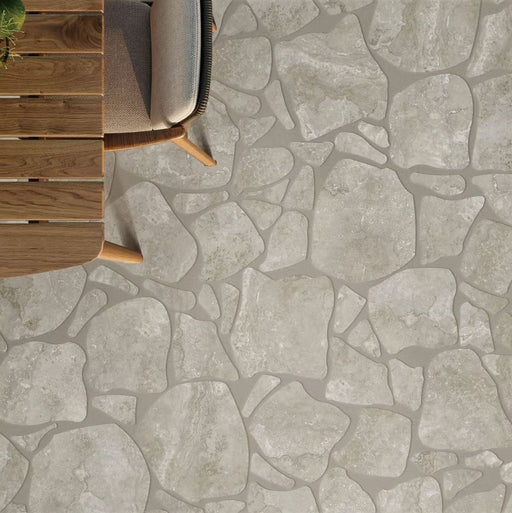 Nordic Grey Porcelain Crazy Pave