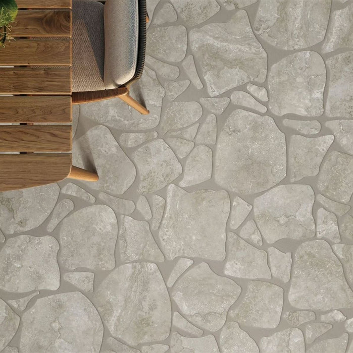 Nordic Grey Porcelain Crazy Pave