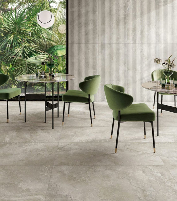 Nordic Silver Porcelain Tile 600x1200x10