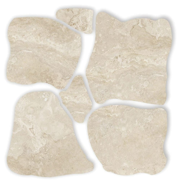 Nordic Beige Porcelain Crazy Pave