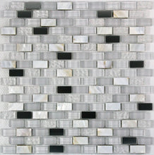 Load image into Gallery viewer, WHITE STONE &amp; SHELL BRICK MOSAIC
