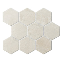 Load image into Gallery viewer, CEMENT MARBLE LOOK HEXAGON MOSAIC
