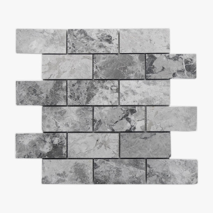 Brickbond Marble Tundra Grey Mosaic