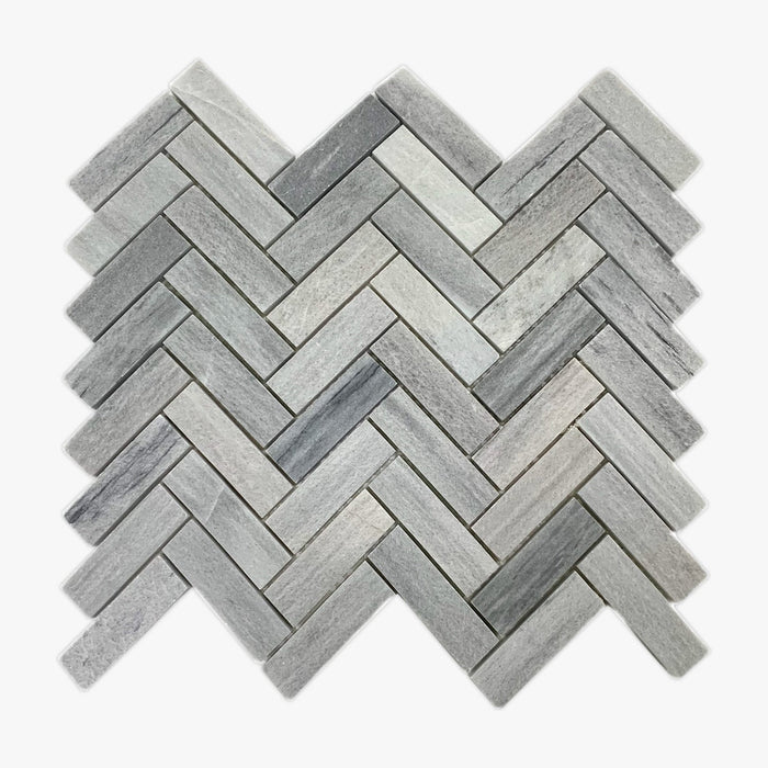 Solto Marble Herringbone Mosaic