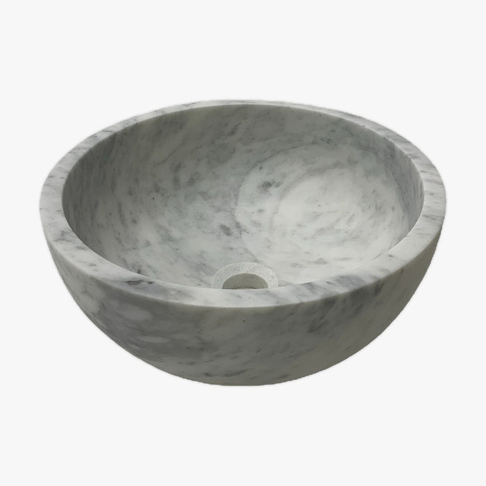 Roma II Basin Imperial White Marble