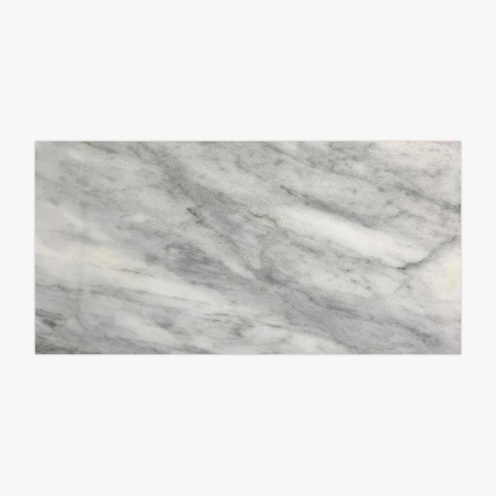 Imperial White Marble Tile 610x305 Honed