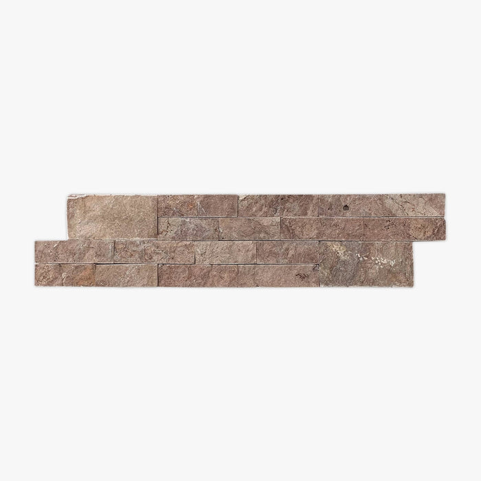Rosso Travertine Z-Panel Wall Cladding