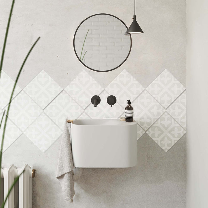 Vincent Bloom Pale Green Porcelain Tile