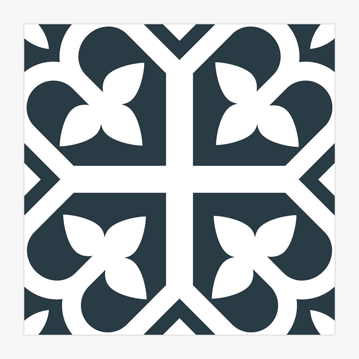 Vincent Bloom Navy Blue Porcelain Tile