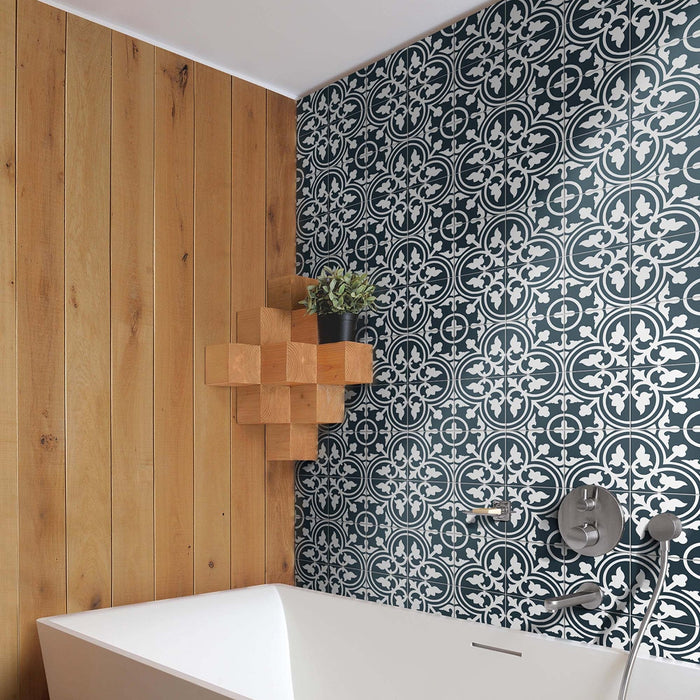 Vincent Shadow Navy Blue Porcelain Tile