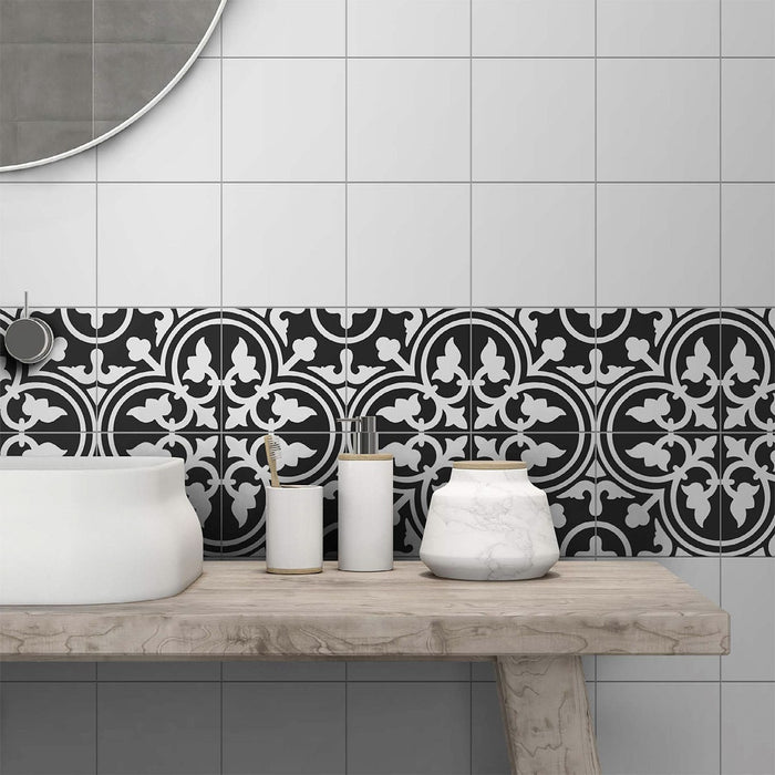 Vincent Shadow Black Porcelain Tile