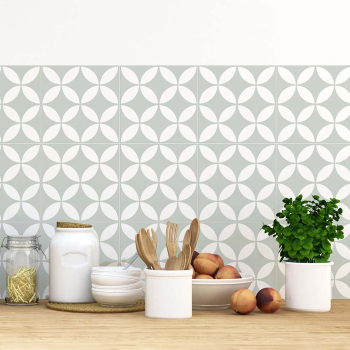 Vincent Star Pale Green Porcelain Tile