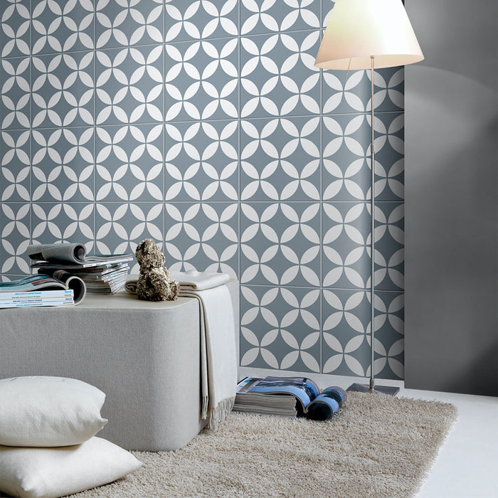 Vincent Star Baby Blue Porcelain Tile