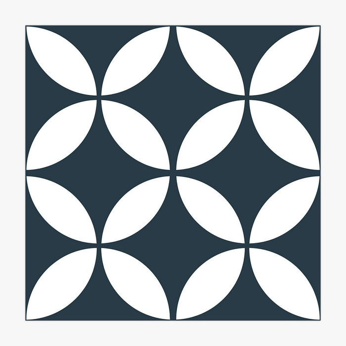 Vincent Star Navy Blue Porcelain Tile