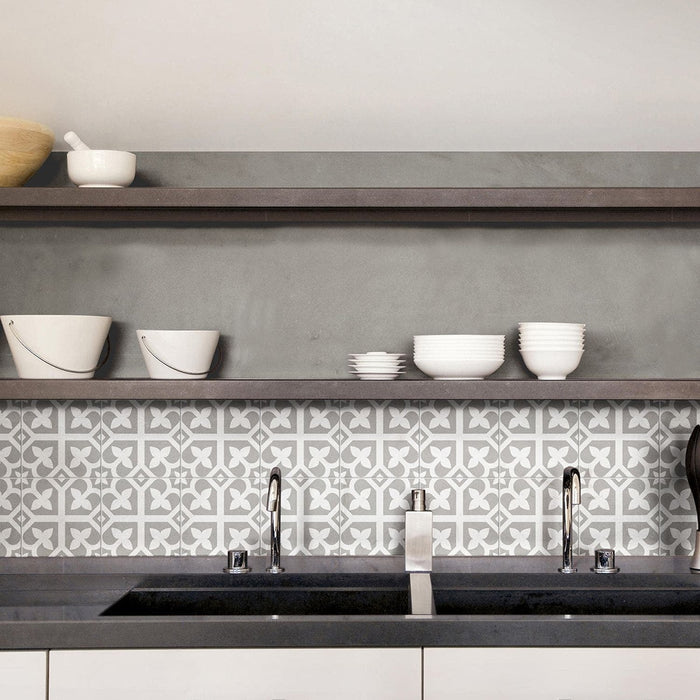 Vincent Bloom Grey Porcelain Tile