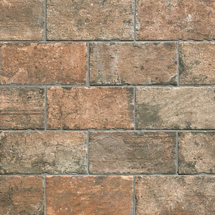 Rustic Aged Terracotta Porcelain Tile