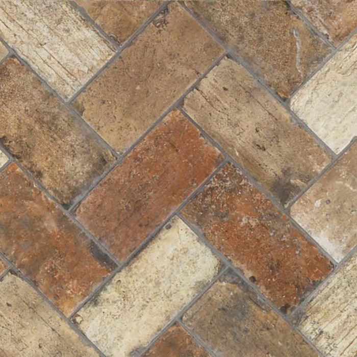 Rustic Mixed Terracotta Porcelain Tile
