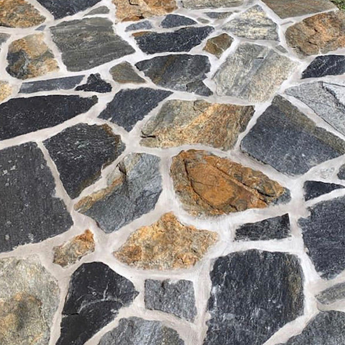 Stone Cladding Random Pattern Rhodes Stone Splitfaced Random Loose Wall Cladding | Graystone Tiles ...