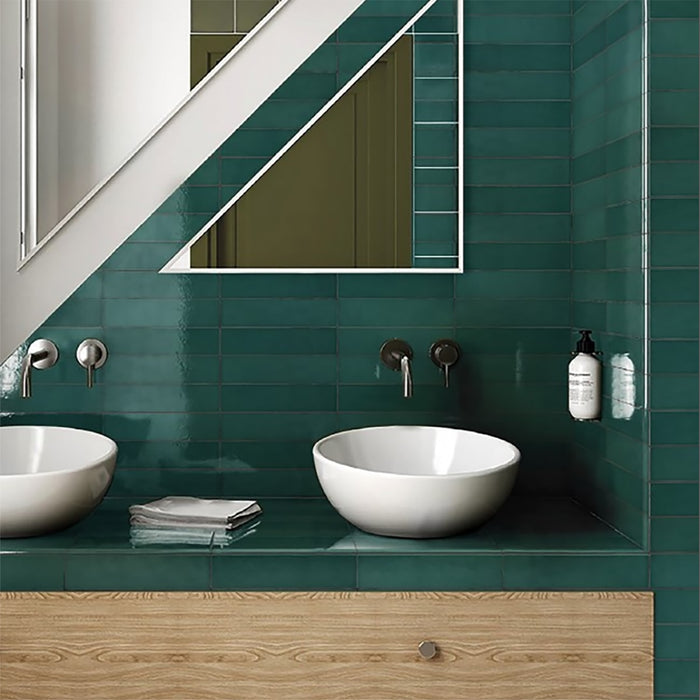California Turquoise Ceramic Tile
