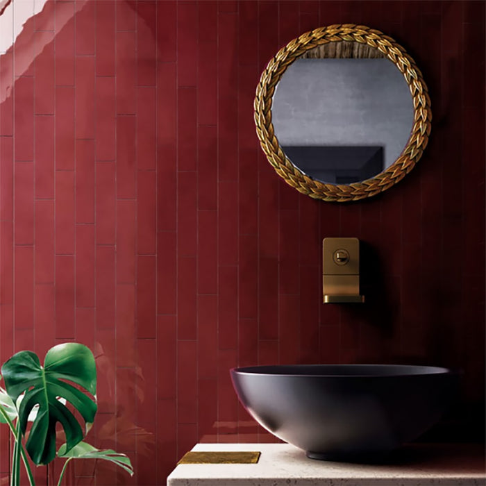 California Red Ceramic Tile