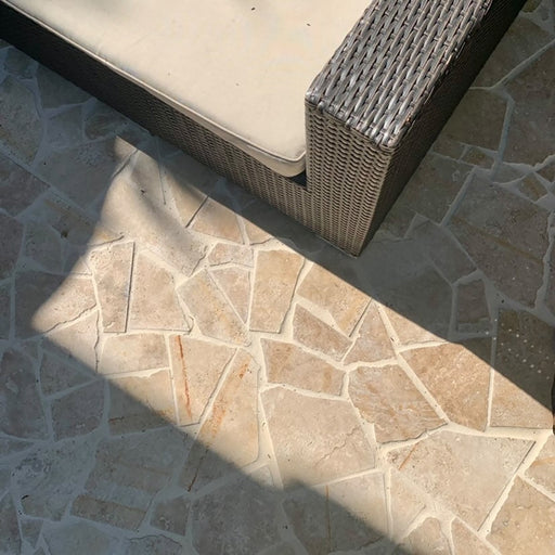 Classic Travertine Crazy Pave