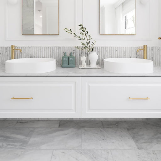 Imperial White Marble Flute
