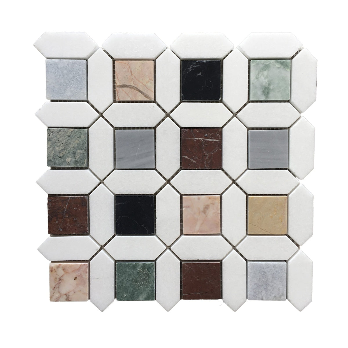 Syvota Marble Honed Mosaic 275x275x10 | Graystone Tiles — Graystone ...