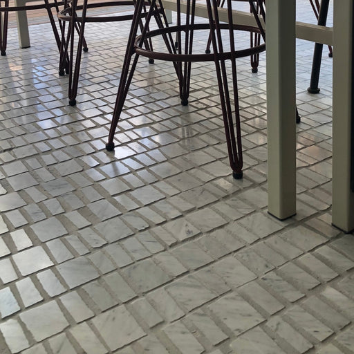 Carrara Marble Fiorano Mosaic