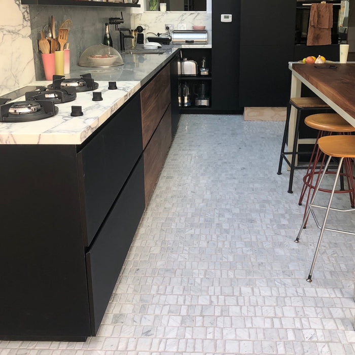 Carrara Marble Fiorano Mosaic