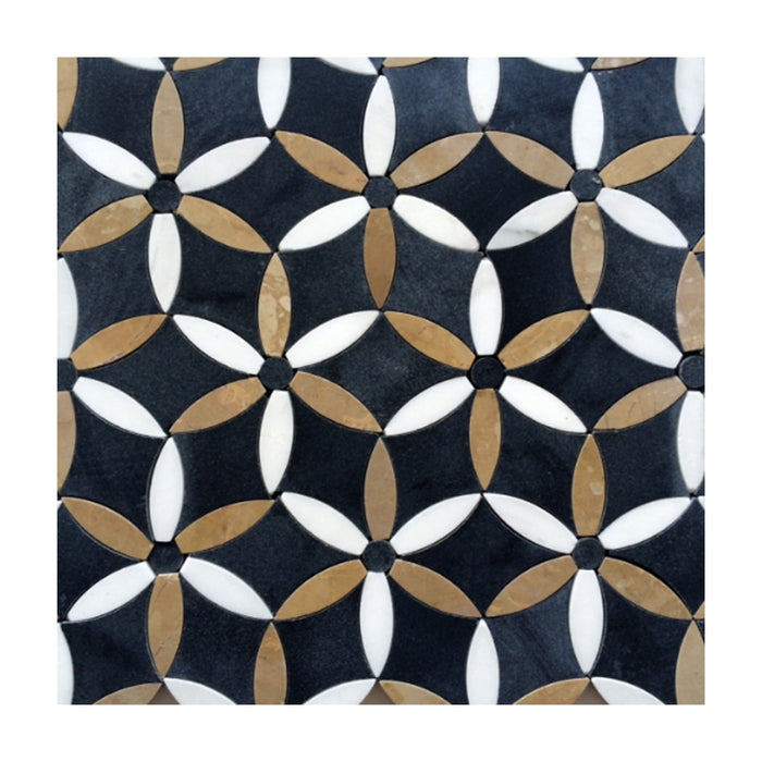 Sonja White Marble Mosaic