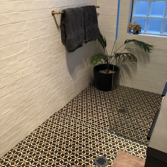 Sonja White Marble Mosaic