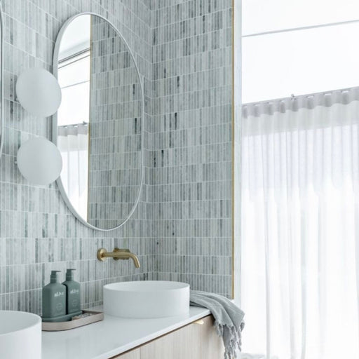 Ming Green Marble Small Kitkat Mosaic
