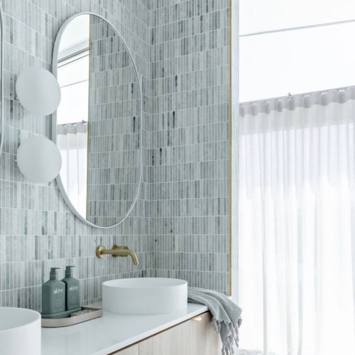 Ming Green Marble Small Kitkat Mosaic