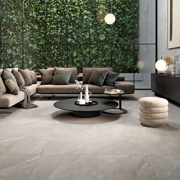 Quartz Porcelain Grey Tile 300x600x9