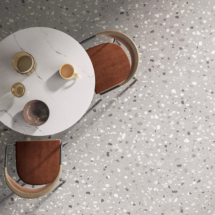 Micro Deconcrete Pearl Porcelain Tile
