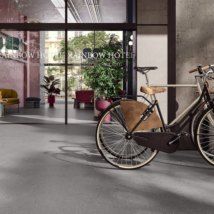 Grey Micro Deconcrete Porcelain Tile