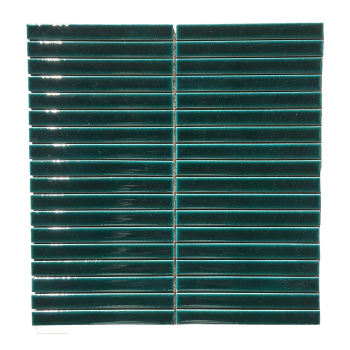 Suki Kitkat Dark Green Porcelain Mosaic