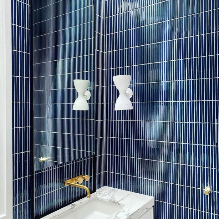 Suki Kitkat Navy Porcelain Mosaic
