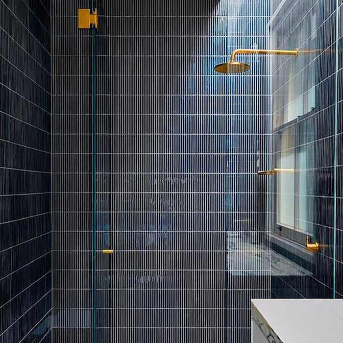 Suki Kitkat Navy Porcelain Mosaic