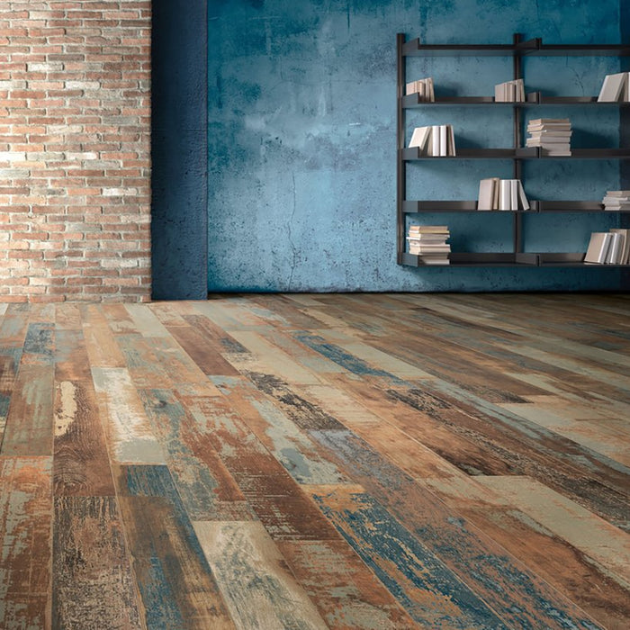 Colour-Art Navy Mix Porcelain Tile