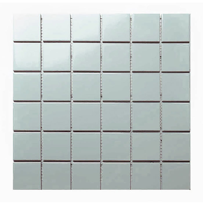 Glazed 48mm Square Mint Green Porcelain Mosaic